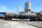 FXE Tank Car wit graffiti at yard