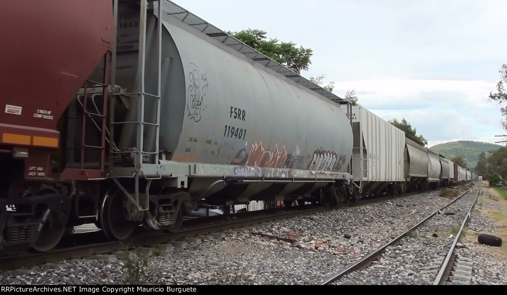Ferrosur Train arriving to FTVM