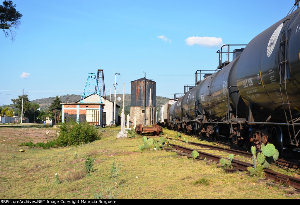Tank cars and the old water tower