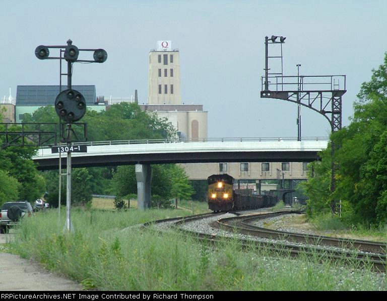 Approaching CP "Exchange Street"