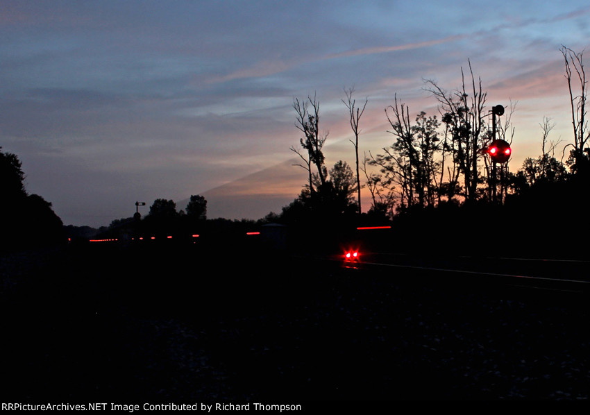 Q277 trailing off into the darkness