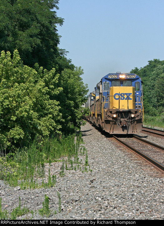 CSX 7602 on CSX Q153-19