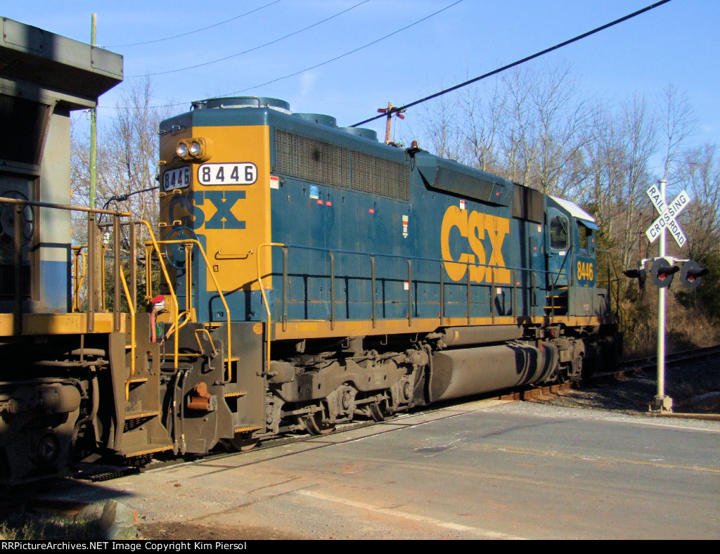 CSX 8446 W070 Ballast Empties