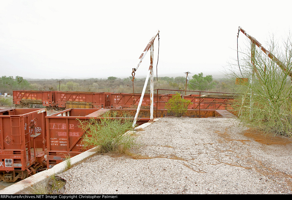 Stored Copper Ore Cars