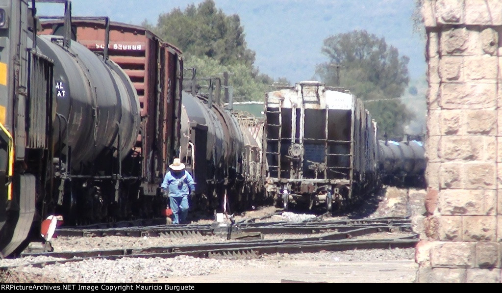 Rolling stock at Empalme yard
