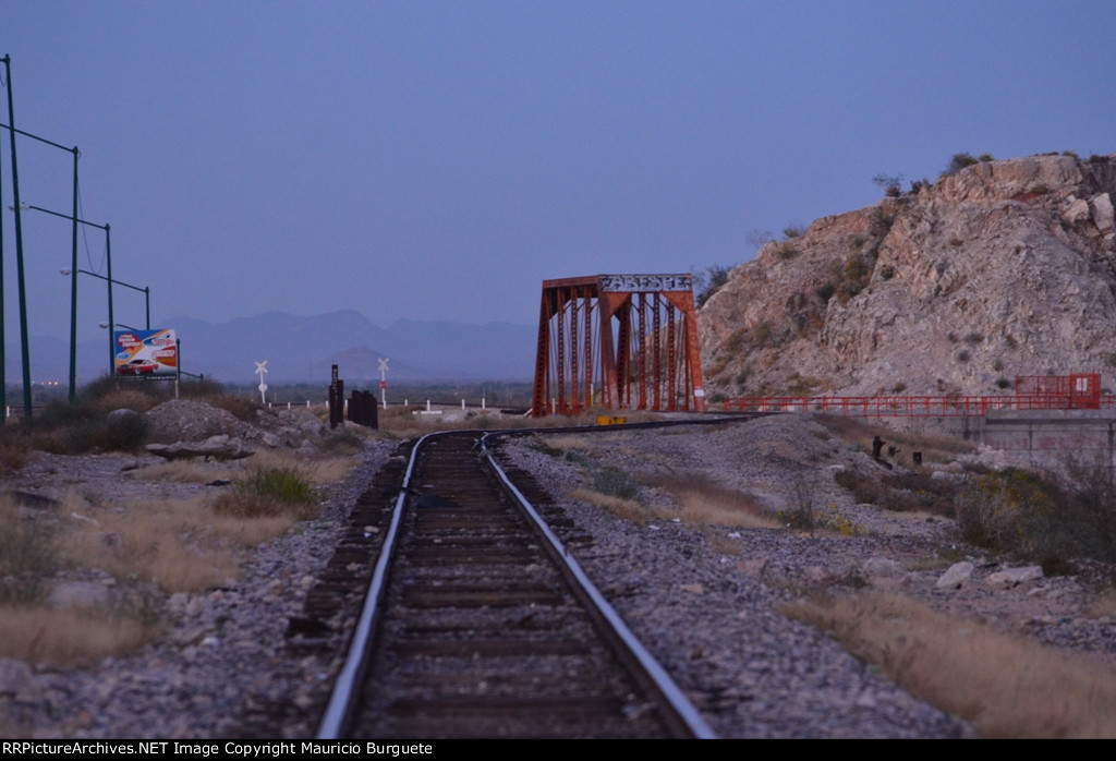 Sonora River Bridge at Hermosillo's Dam