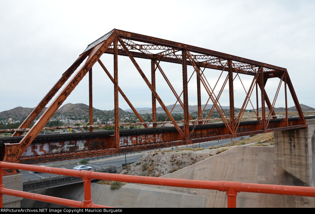 Sonora River Bridge at Hermosillo's Dam