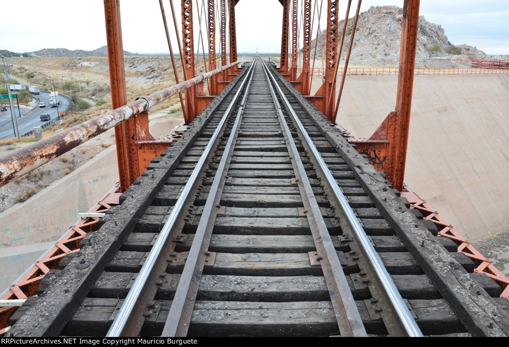 Sonora River Bridge at Hermosillo's Dam