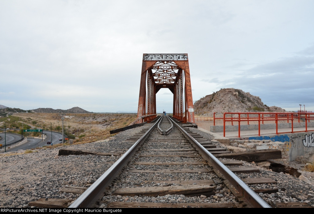 Sonora River Bridge at Hermosillo's Dam