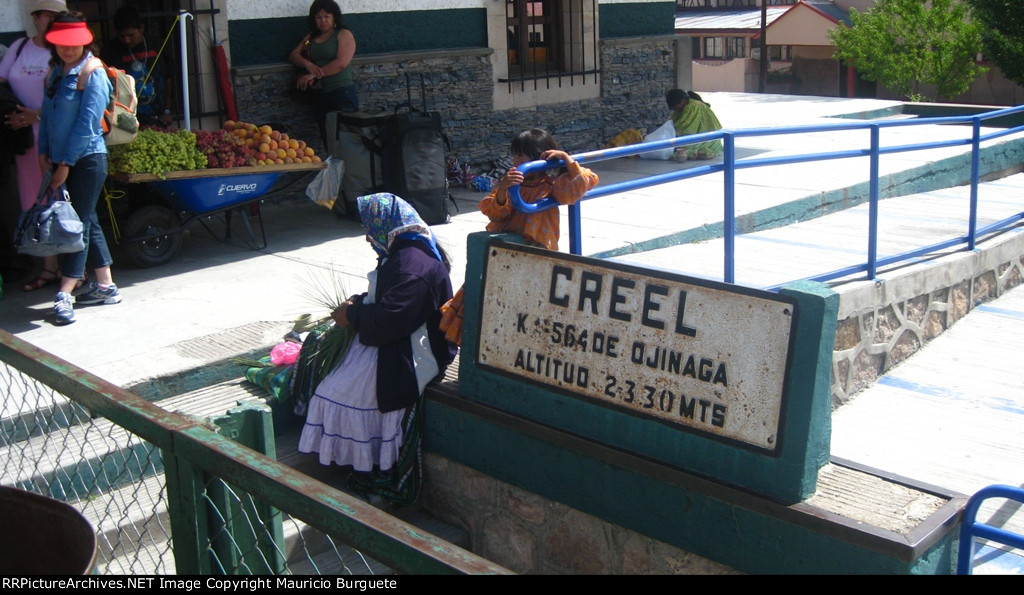 Woman at Creel Station