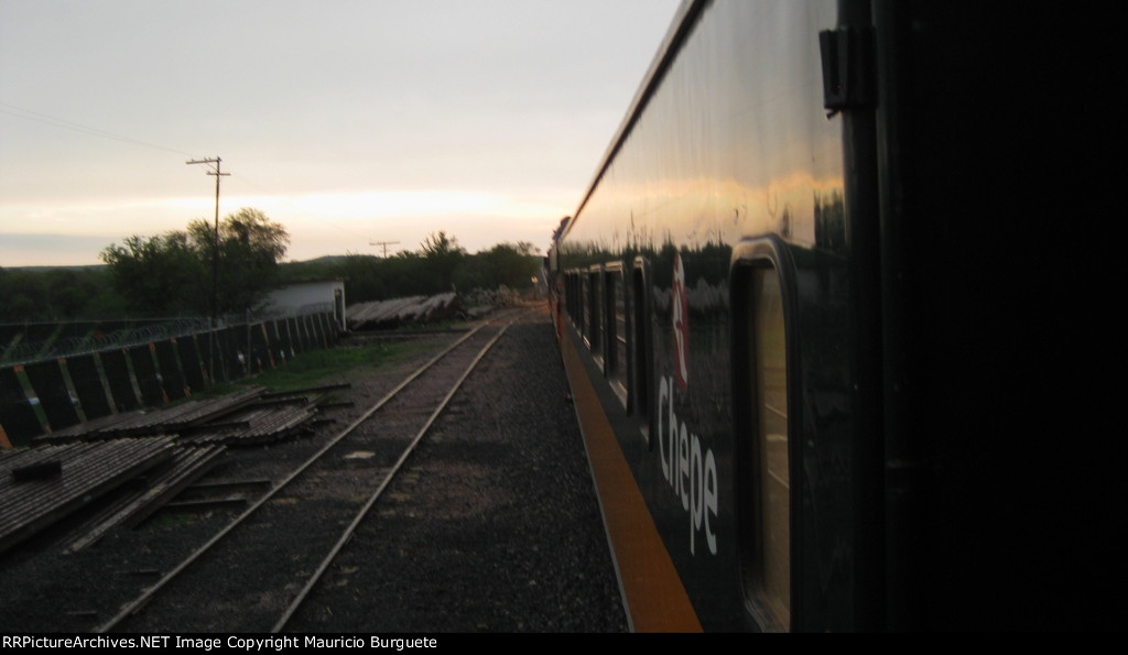 Sunset arriving to Los Mochis
