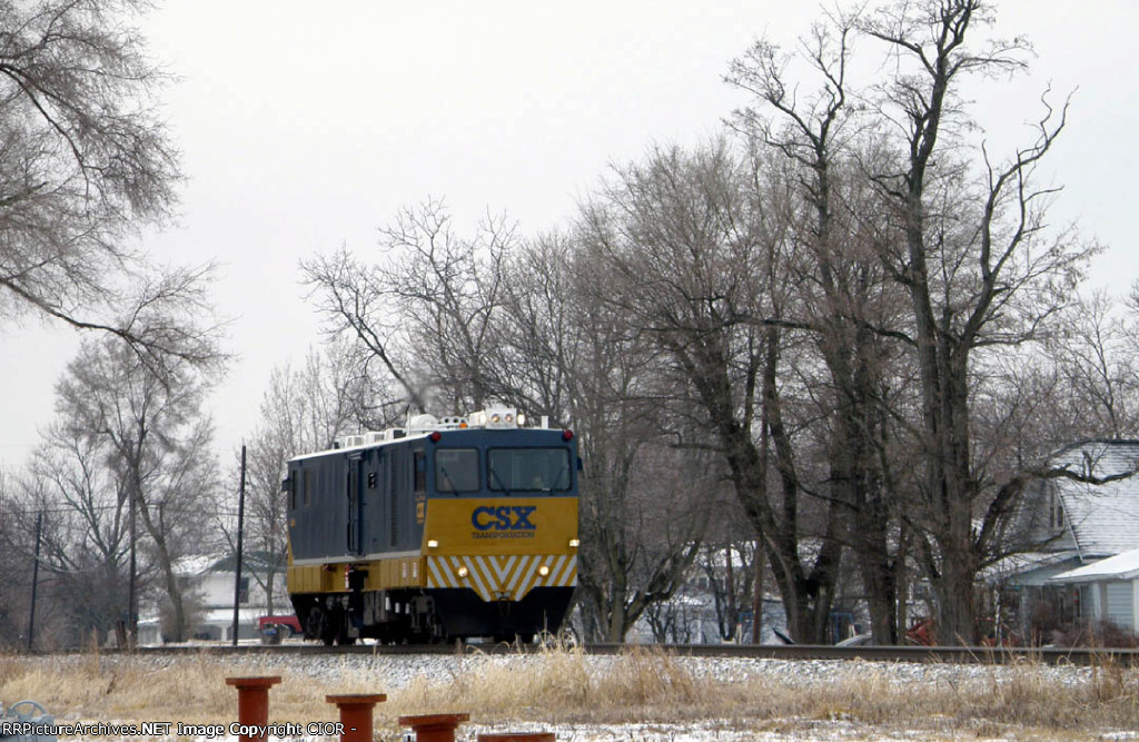 CSX track geometery car