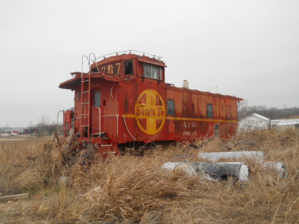 ATSF 999307 14Feb2011 Slowly fading away in the brush