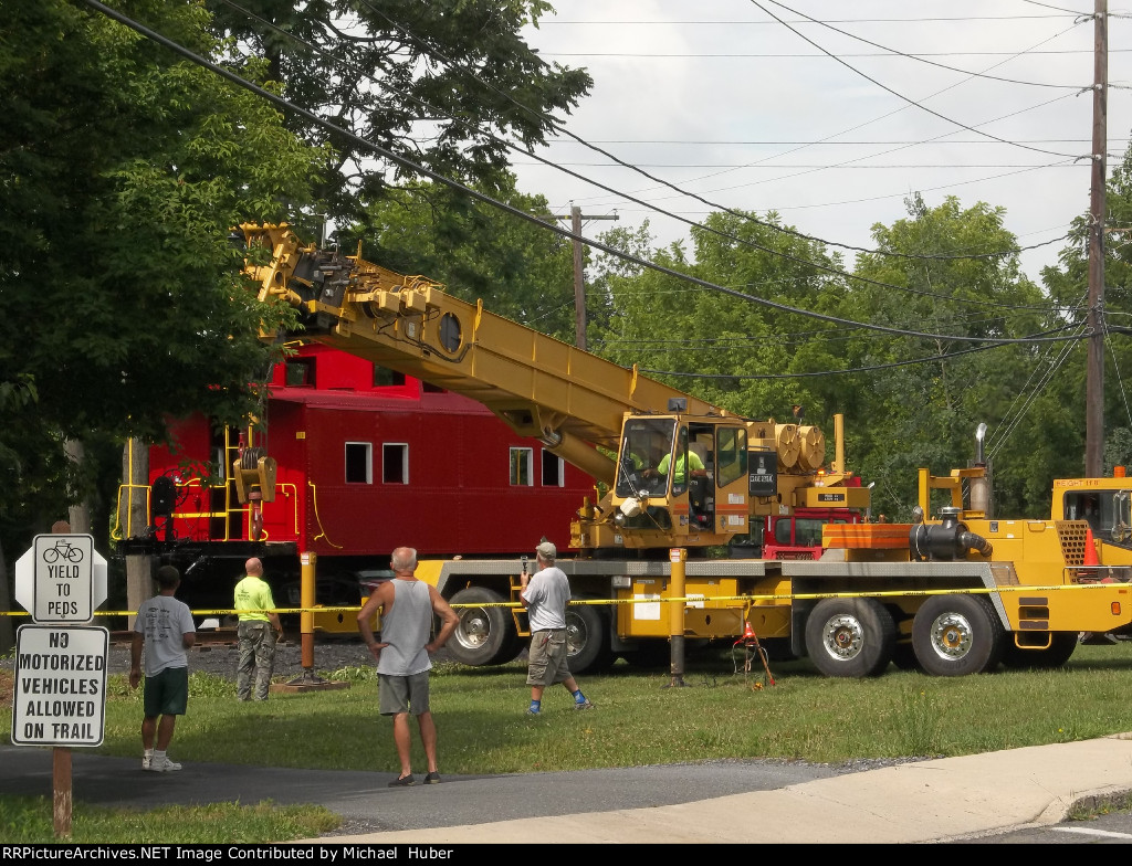 Ironton Railroad caboose #6