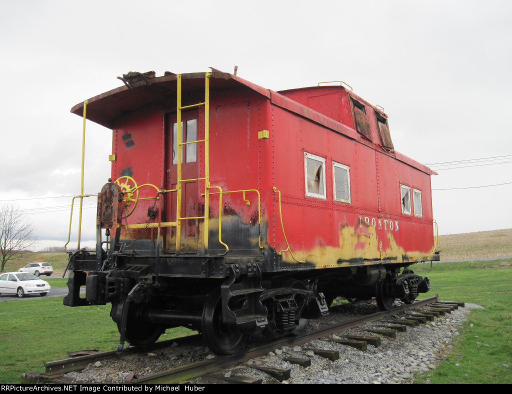 Other side of Ironton Railroad caboose #6