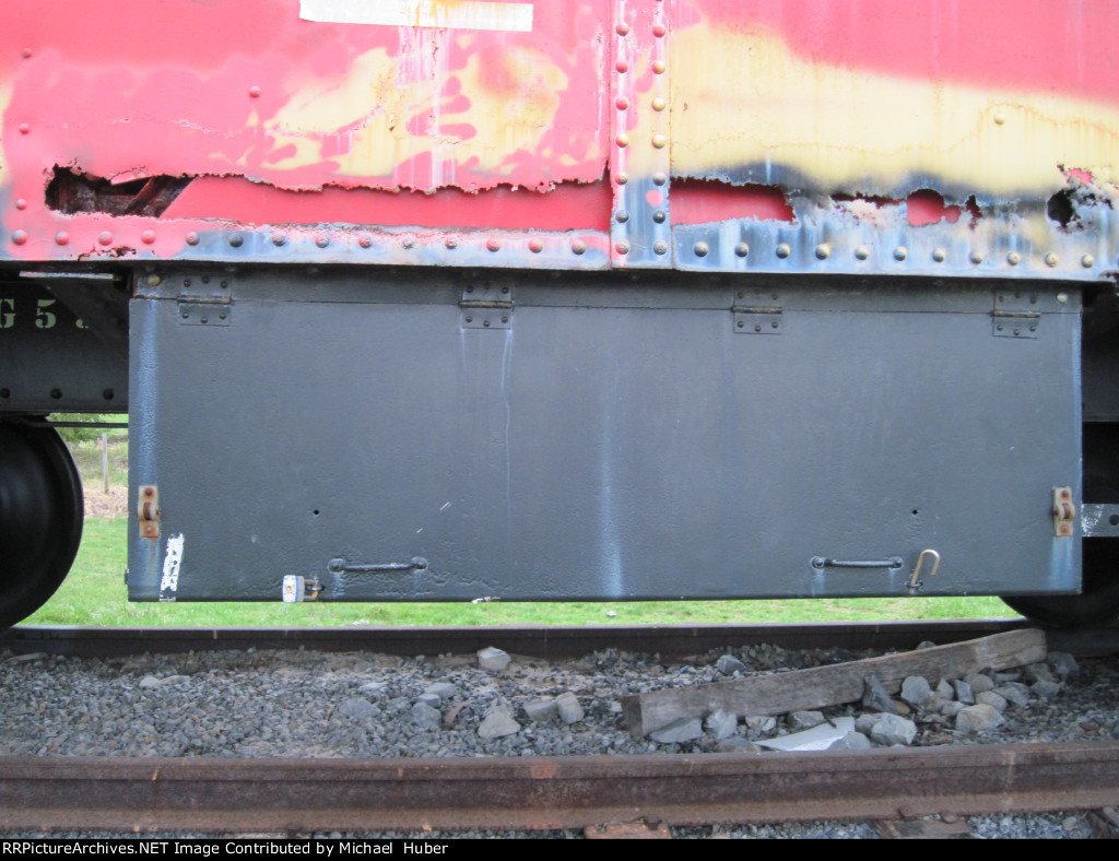 Tool Box on Ironton Railroad caboose #6