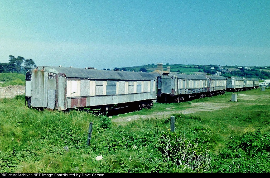 Seaward side of the Pullman Cars