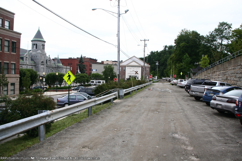MEC ROW looking west