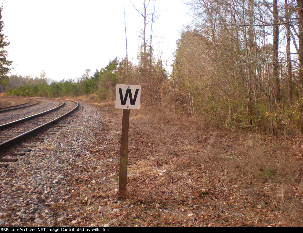 Another picture of where the track ran west.