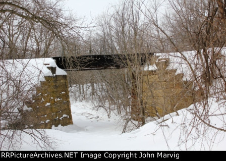 Ex CMO Bridge at West end of Merriam Yard