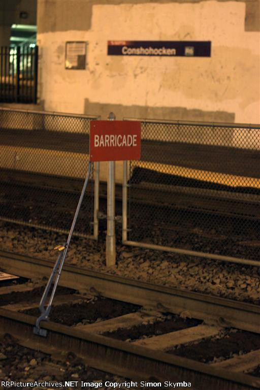 Conshohocken Barricaded
