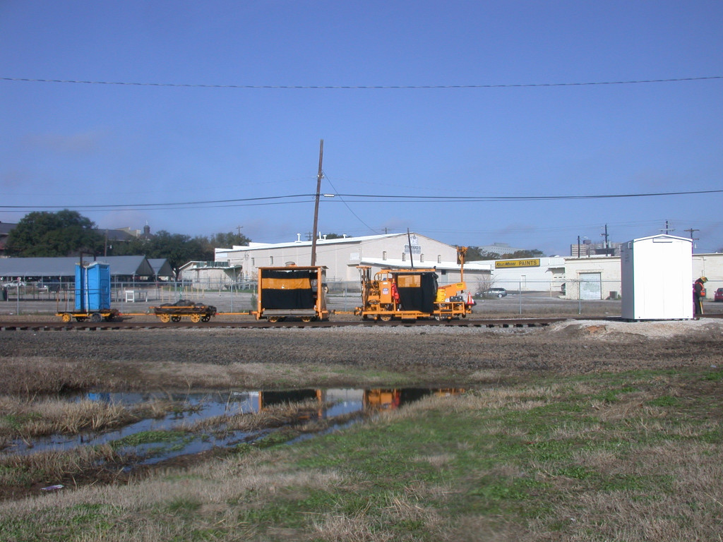 Support train following the tie gang  13Feb2010  