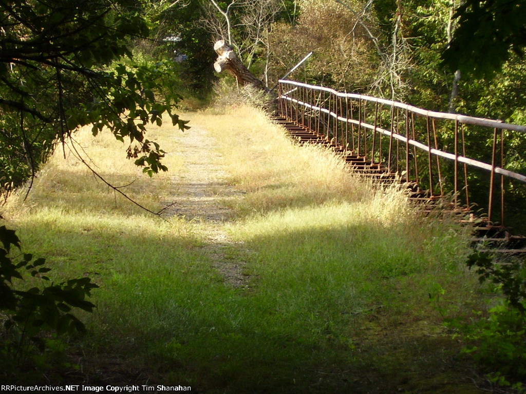 Start of the GR&I/PRR roadbed