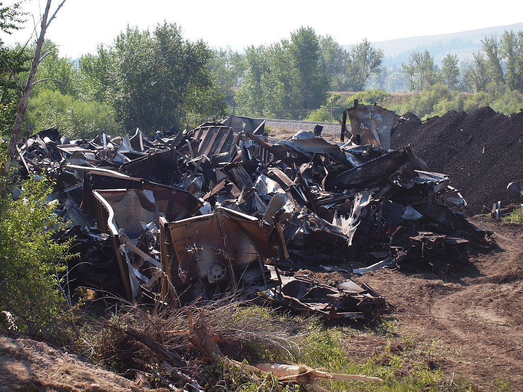 Coal Train Wreck