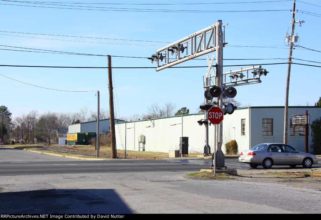 Across grade crossing on route 13