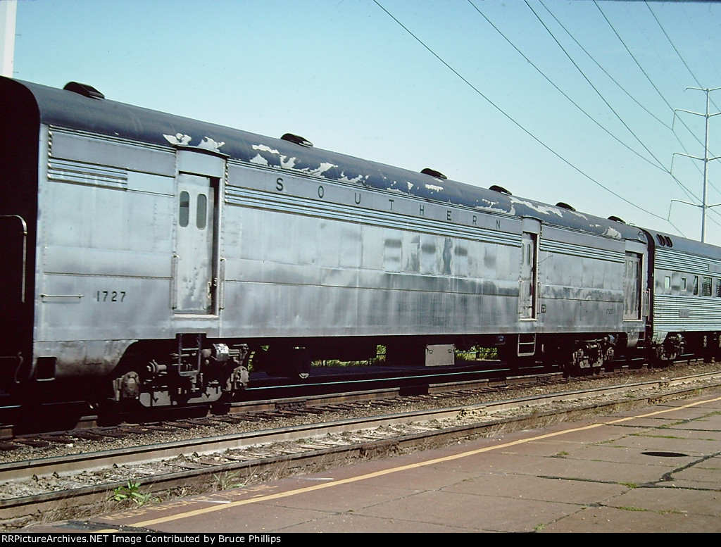Southern Baggage Car #1727 on Piedmont - 1976