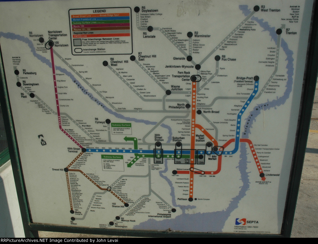 Old Septa Map