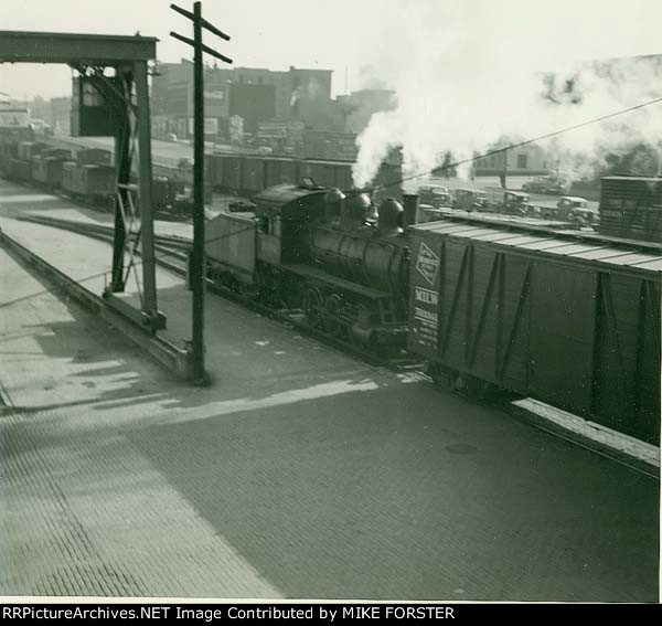 Milwaukee Road switching at UP/MR/SI station downtown Spokane