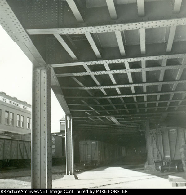 Old Spokane Union Pacific Depot area 1940's