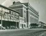 Old Spokane Union pacific Depot area 1940's