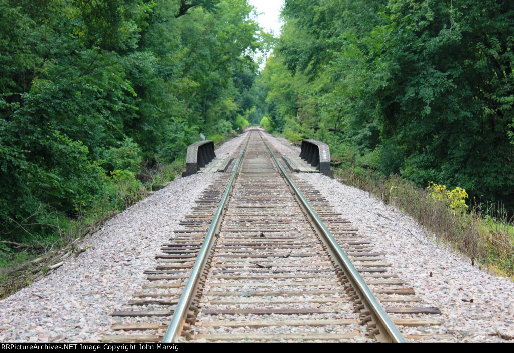Ex CNW bridge over unnamed creek