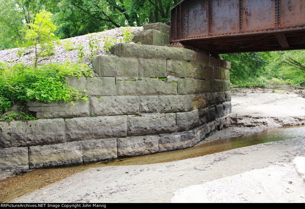 Ex CNW bridge over unnamed creek