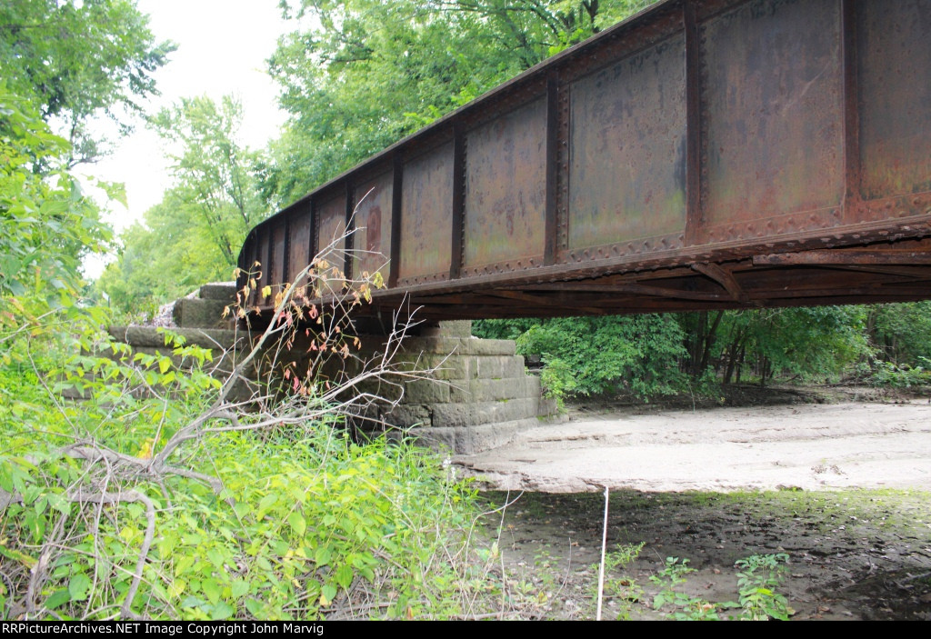 Ex CNW bridge over unnamed creek