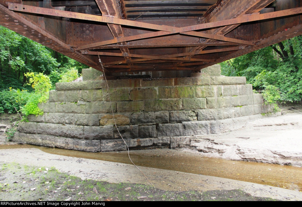 Ex CNW bridge over unnamed creek