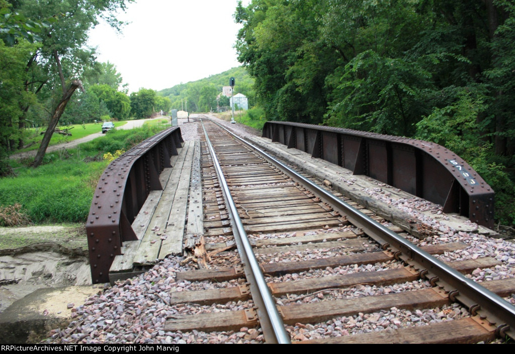 Ex CNW bridge over unnamed creek