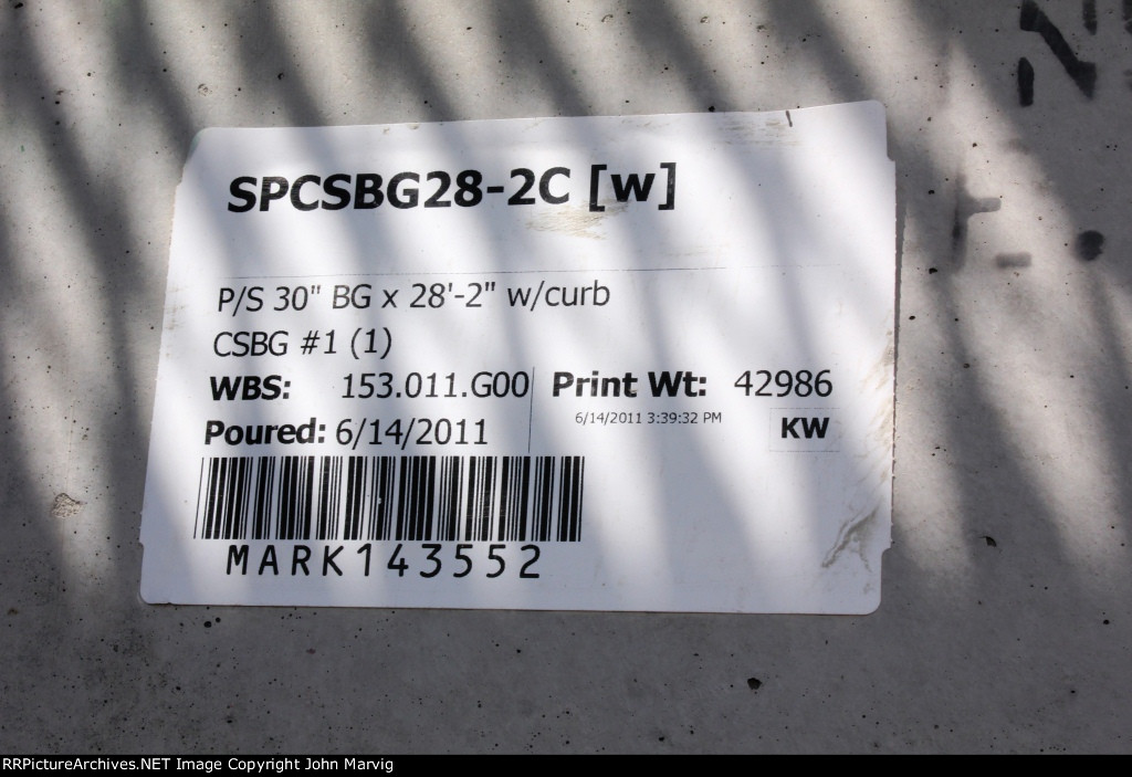 Recently replaced bridge outside of Sleepy Eye