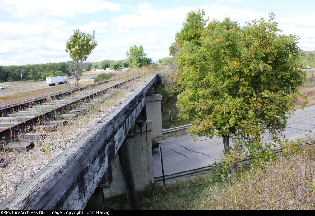 Ex MILW, Now abandoned County 45 Bridge