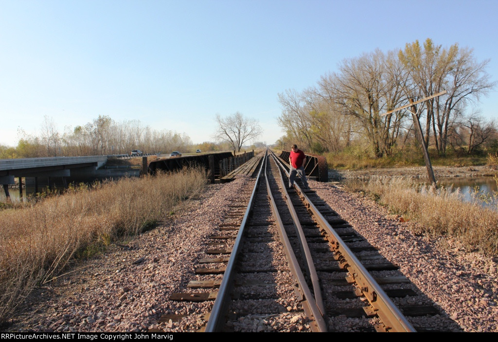 TC&W Ex MILW over Watson Sag