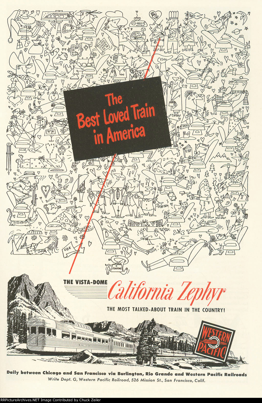 California Zephyr Advertisement
