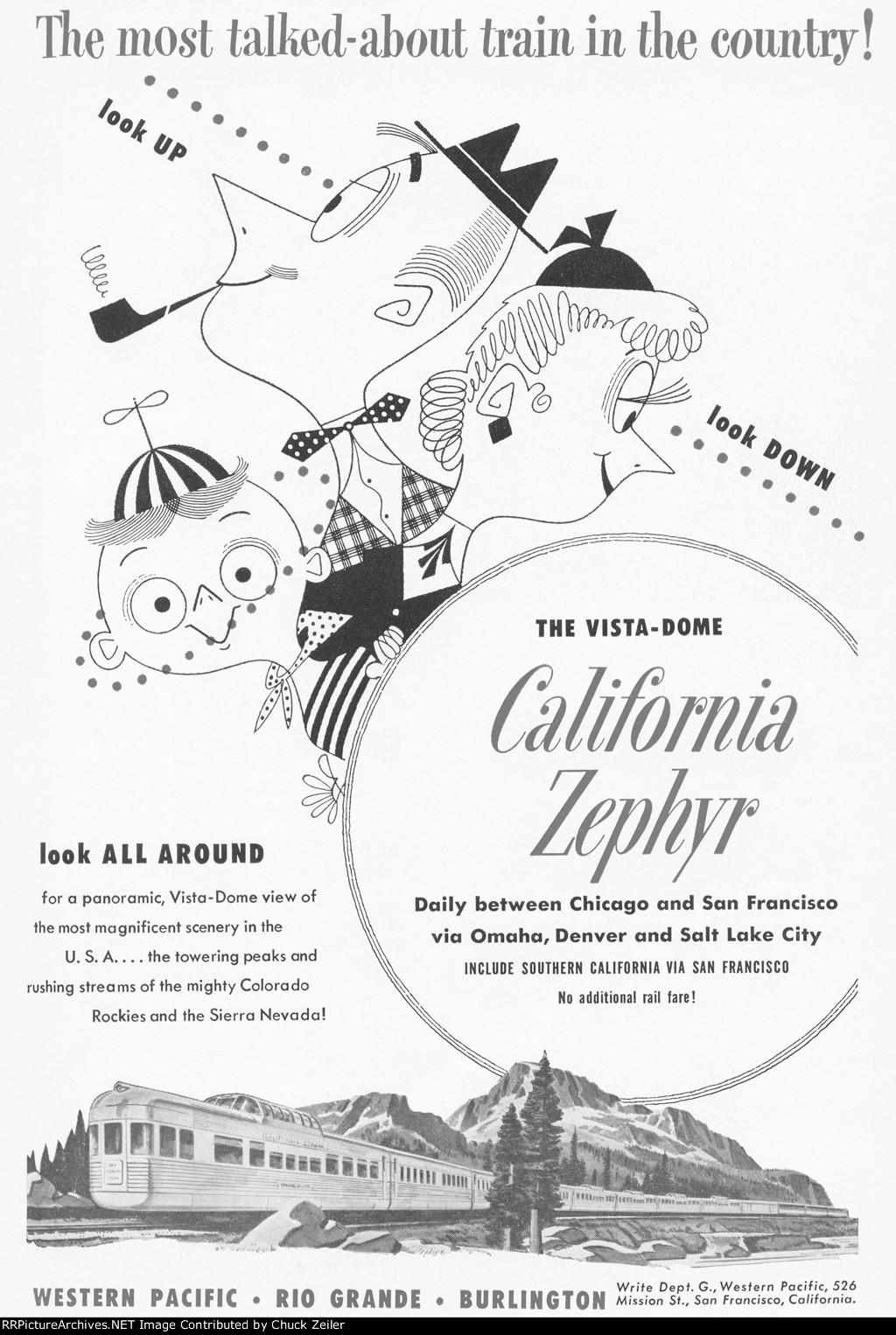 California Zephyr Advertisement