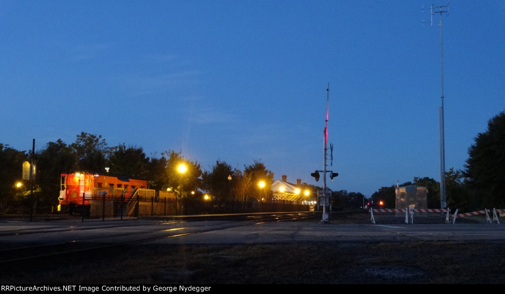 Early morning after a full moon.
