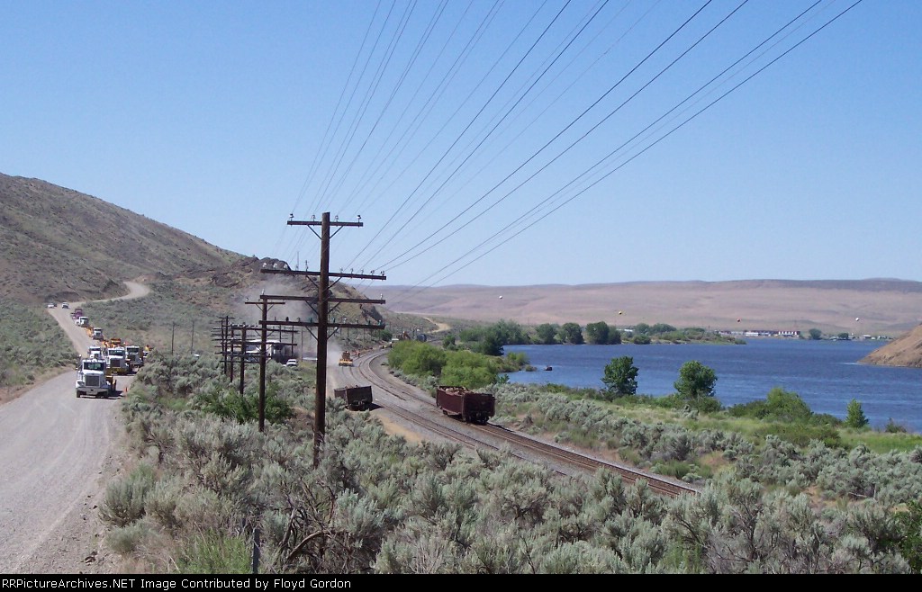Train derailment UP Huntington Sub.