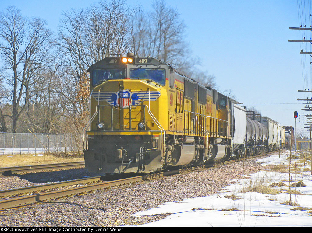 UP  4119, UP's  Wyeville   Sub.
