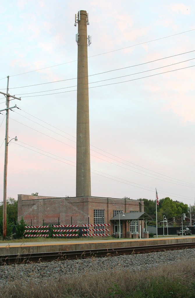 Amtrak depot from power plant