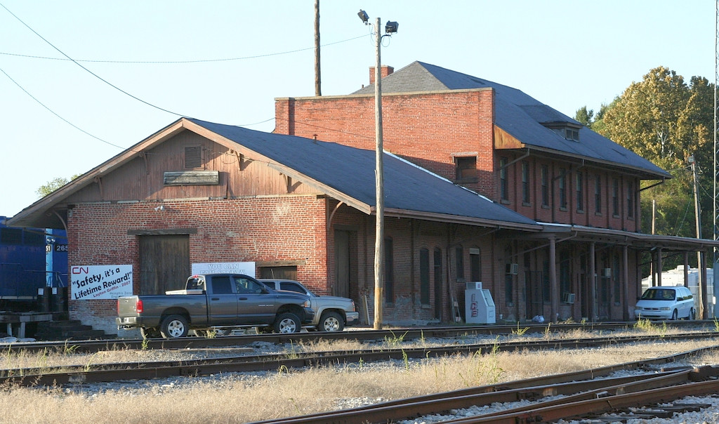 Late 1800s Mississippi Central passenger depot