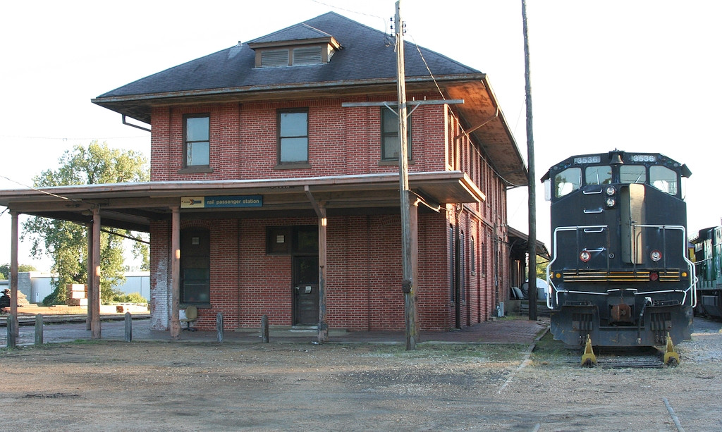Late 1800s Mississippi Central passenger depot